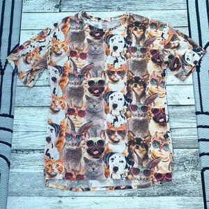Secret Treasures Sleepwear Cat & Dog Pajama Shirt